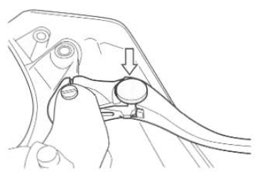 Suzuki GSX-R. Front brake lever adjustment