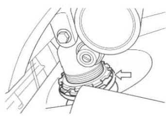 Suzuki GSX-R. Spring pre-load adjustment