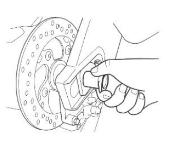 Suzuki GSX-R. Rear wheel removal 