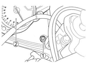 Suzuki GSX-R. Upper light bulb