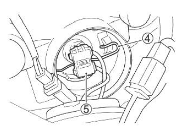 Suzuki GSX-R. Upper light bulb