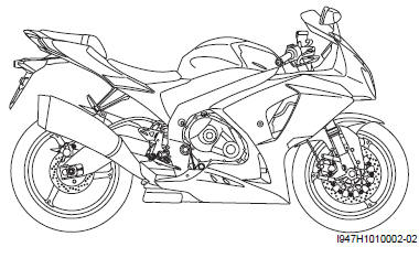 Suzuki GSX-R. Right side