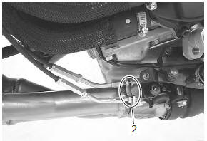 Suzuki GSX-R. Exhaust control valve inspection