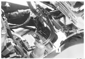 Suzuki GSX-R. Fuel line inspection 
