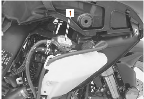 Suzuki GSX-R. Cooling circuit inspection 
