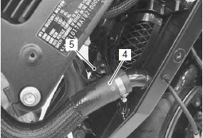 Suzuki GSX-R. Radiator / cooling fan motor removal and installation 