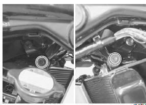 Suzuki GSX-R. Radiator / cooling fan motor removal and installation