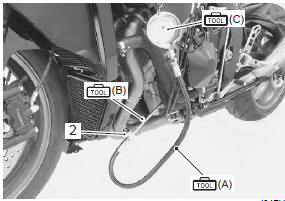 Suzuki GSX-R. Oil pressure check