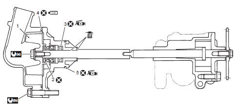 Suzuki GSX-R. Water pump construction