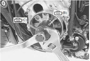 Suzuki GSX-R. Generator removal and installation