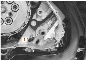 Suzuki GSX-R. Starter torque limiter inspection