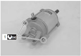 Suzuki GSX-R. Starter motor disassembly and assembly 