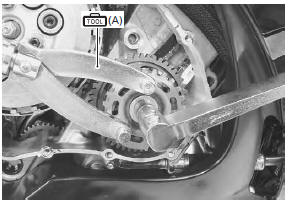 Suzuki GSX-R. Starter torque limiter inspection