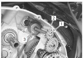 Suzuki GSX-R. Starter torque limiter removal and installation 