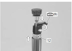 Suzuki GSX-R. Front fork disassembly and assembly