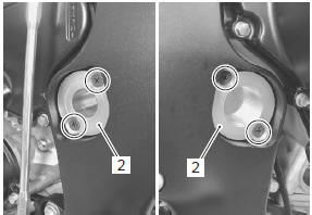 Suzuki GSX-R. Swingarm pivot boss removal and installation 