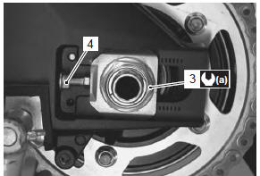 Suzuki GSX-R. Rear wheel assembly removal and installation