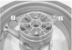 Suzuki GSX-R. Rear wheel dust seal / bearing removal and installation 