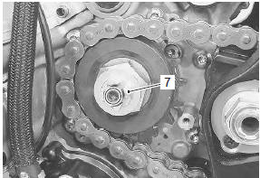 Suzuki GSX-R. Engine sprocket removal and installation