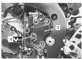 Suzuki GSX-R. Engine sprocket removal and installation
