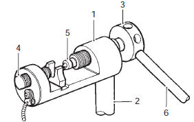Suzuki GSX-R. Joint pin staking