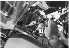 Suzuki GSX-R. Rear brake light switch inspection 