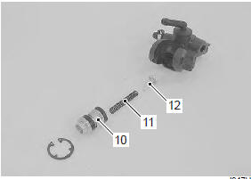 Suzuki GSX-R. Front brake master cylinder / brake lever disassembly and assembly