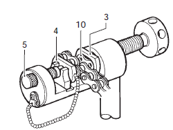 Suzuki GSX-R. Joint plate installation