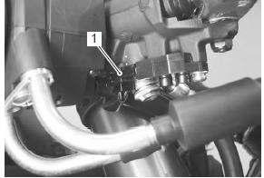 Suzuki GSX-R. Front brake light switch inspection 