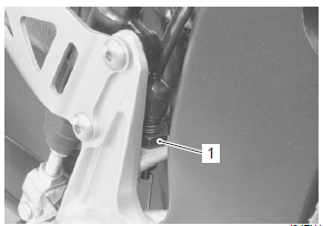 Suzuki GSX-R. Rear brake light switch inspection and adjustment 
