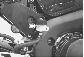 Suzuki GSX-R. Rear brake