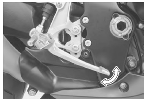 Suzuki GSX-R. Rear brake