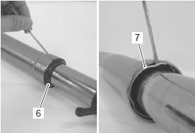 Suzuki GSX-R. Front fork disassembly and assembly