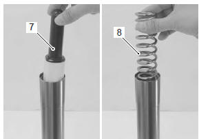 Suzuki GSX-R. Front fork disassembly and assembly