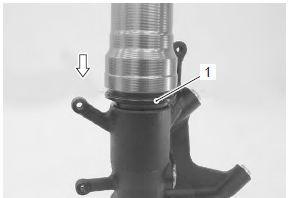 Suzuki GSX-R. Front fork disassembly and assembly