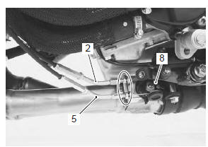 Suzuki GSX-R. Excv cable removal and installation