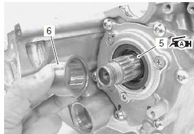 Suzuki GSX-R. Driveshaft assembly