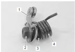 Suzuki GSX-R. Gearshift shaft construction