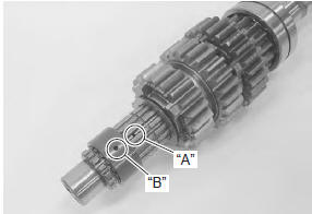 Suzuki GSX-R. Countershaft