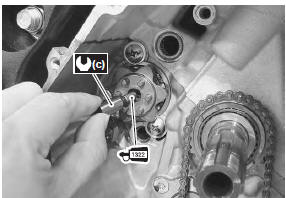 Suzuki GSX-R. Gearshift shaft construction