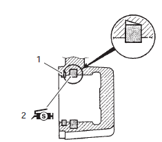 Suzuki GSX-R. Rear brake caliper disassembly and assembly