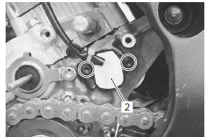 Suzuki GSX-R. Gear position (gp) switch removal and installation