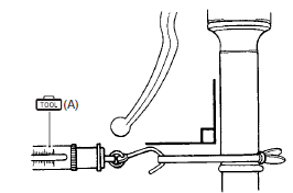 Suzuki GSX-R. Steering tension adjustment