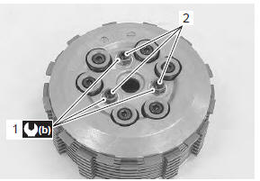 Suzuki GSX-R. Clutch lifter pin inspection and adjustment