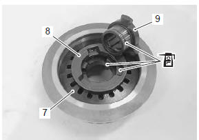 Suzuki GSX-R. Clutch installation