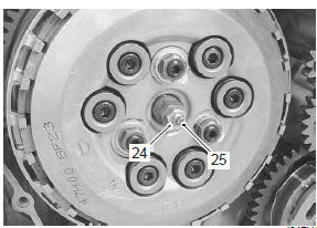 Suzuki GSX-R. Clutch installation