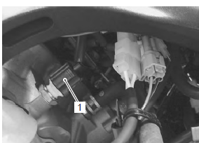 Suzuki GSX-R. Engine coolant temperature indicator light inspection