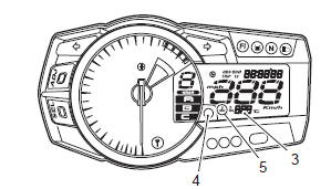 Suzuki GSX-R. Engine coolant temperature indicator light inspection