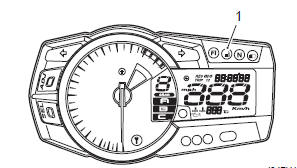 Suzuki GSX-R. Fuel level indicator inspection 