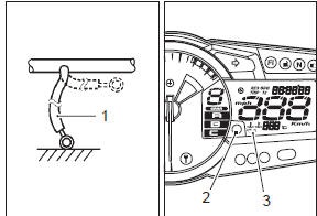 Suzuki GSX-R. Oil pressure indicator inspection 